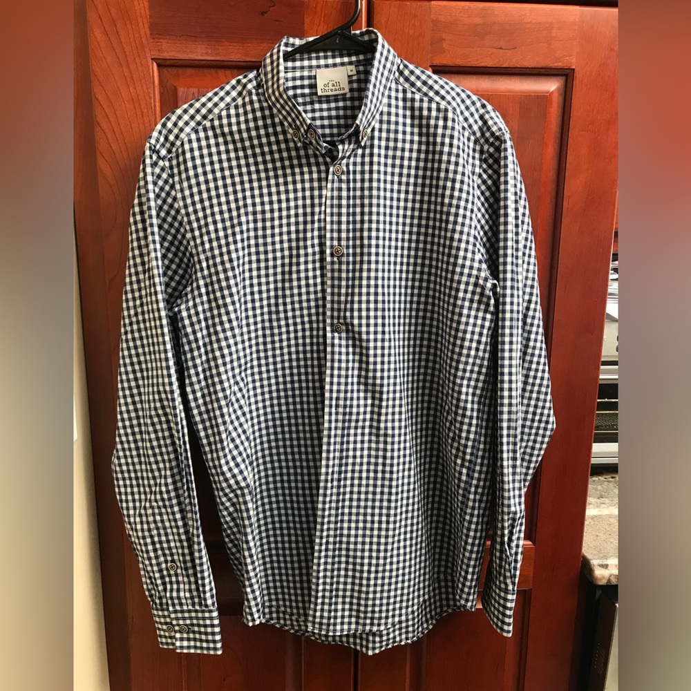 Men's Flannel Button-Up Shirt